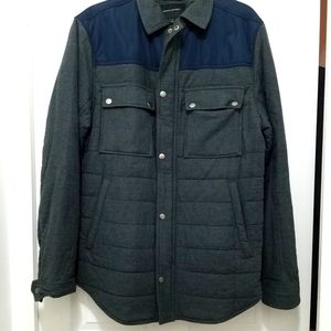 Banana Republic Gray/Blue Winter Jacket